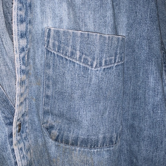 High Sierra Vintage Denim Long Sleeve Button up Shirt Size M - Picture 4 of 16